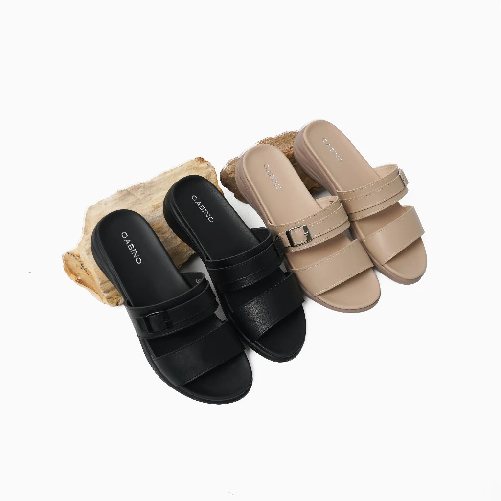 Gabino Sandal Wanita Wedges Slip On Casual Wisya