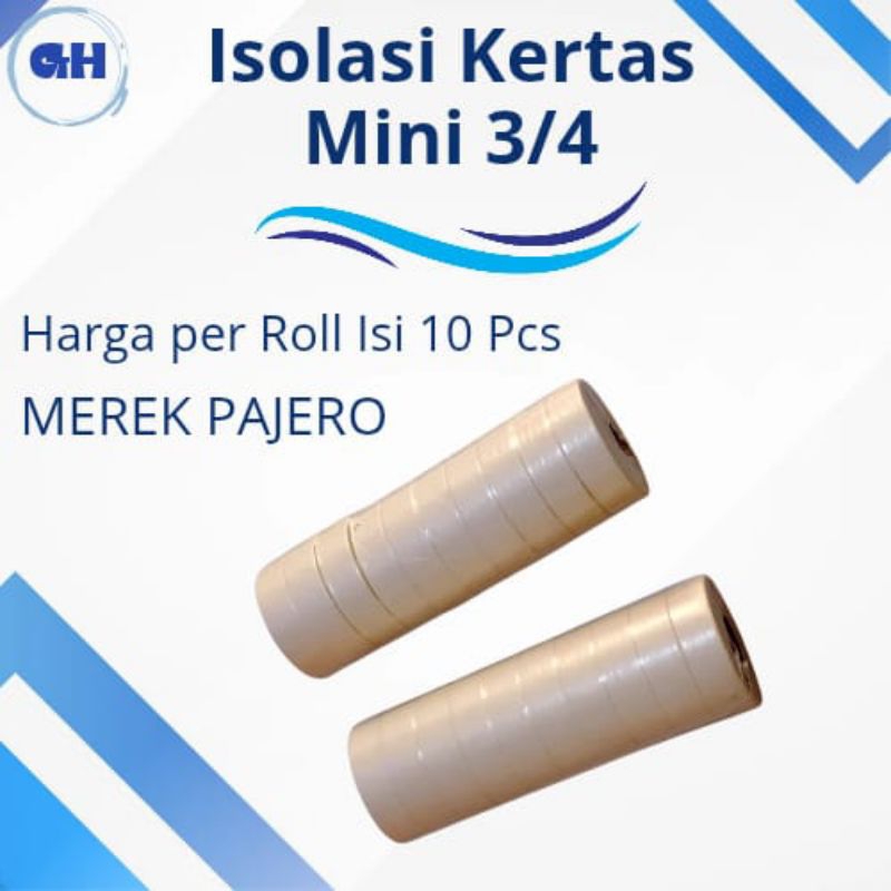 

(Per Rol)Isolasi Kertas Mini 3/4