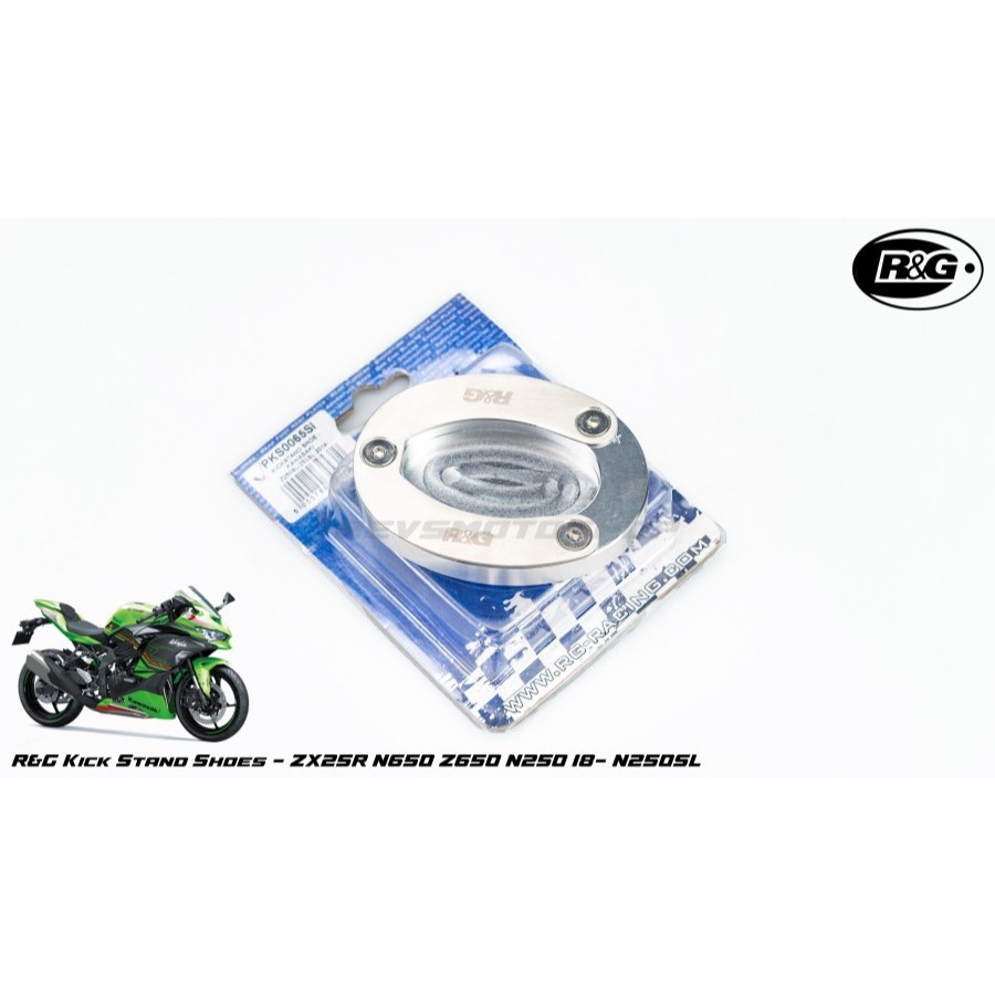 R&G KICKSTAND SHOES KAWASAKI ZX25R N650 Z650 NINJA 250 18- N250SL