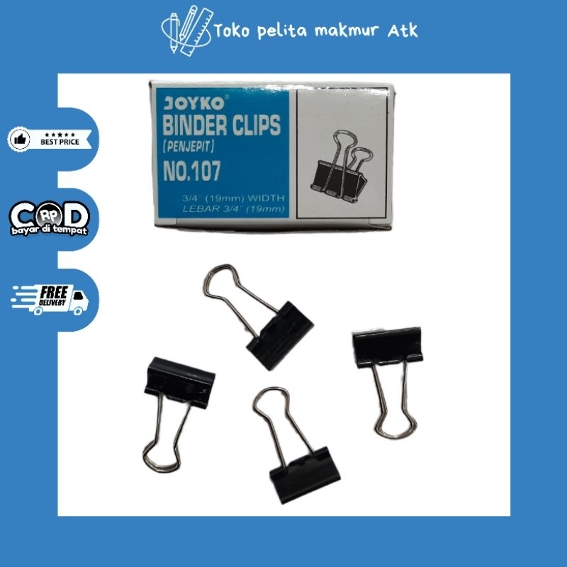 

JOYKO - BINDER CLIP NO. 107 PENJEPIT FILE DOKUMEN