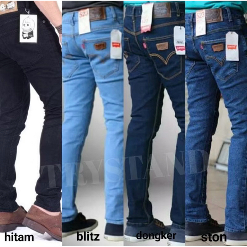 CELANA JEANS PRIA / CELANA BOTOL COWOK / CELANA SKINNY / CELANA PANJANG COWOK / CELANA PENSIL