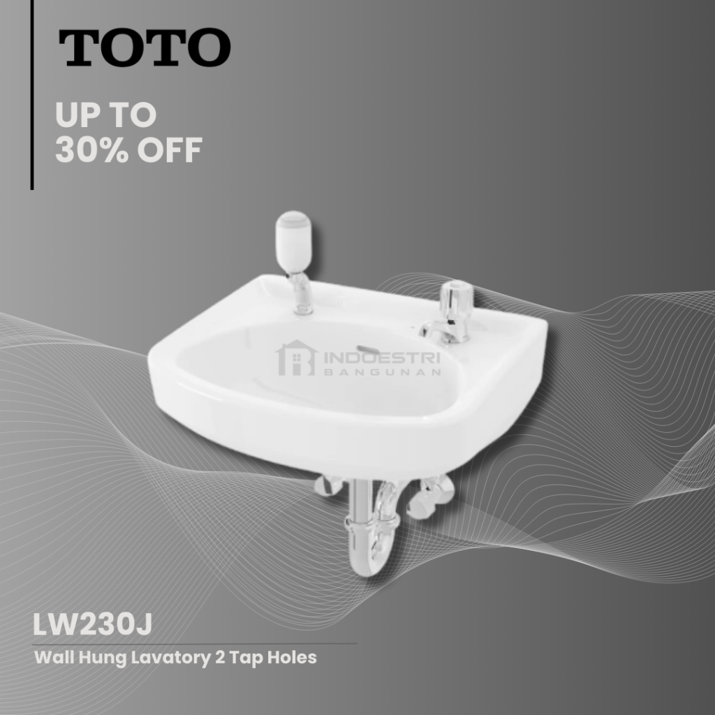 Wastafel Wall Hung TOTO LW230J / Wastafel Gantung TOTO (Body Only)