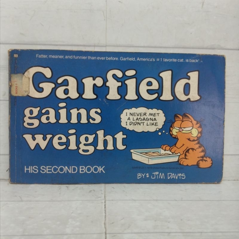 Komik Garfield Gains Weight his Second Book By. Jim Davis