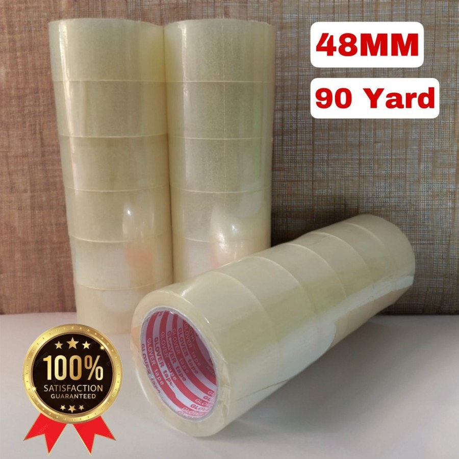 

[ MURAH ] Lakban bening OPP 48mm x 90 yard MEREKAT KUAT