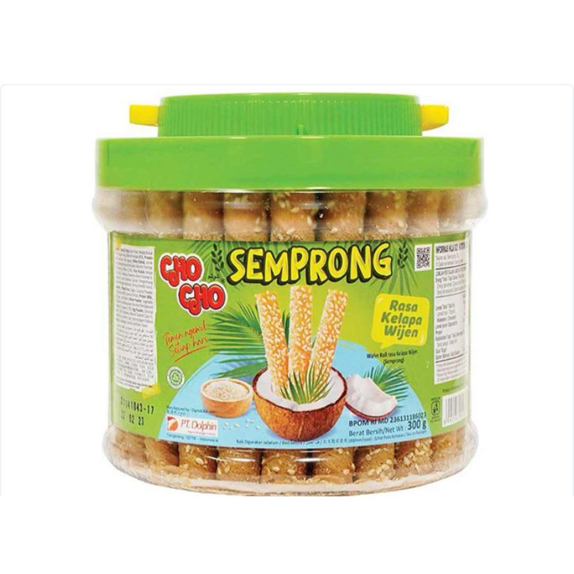 

Wafer Roll Semprong Kelapa Wijen 300 g