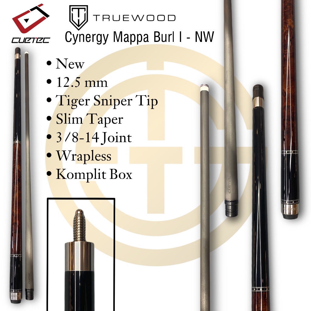 Cuetec Cynergy Truewood Mappa Burl I - NW