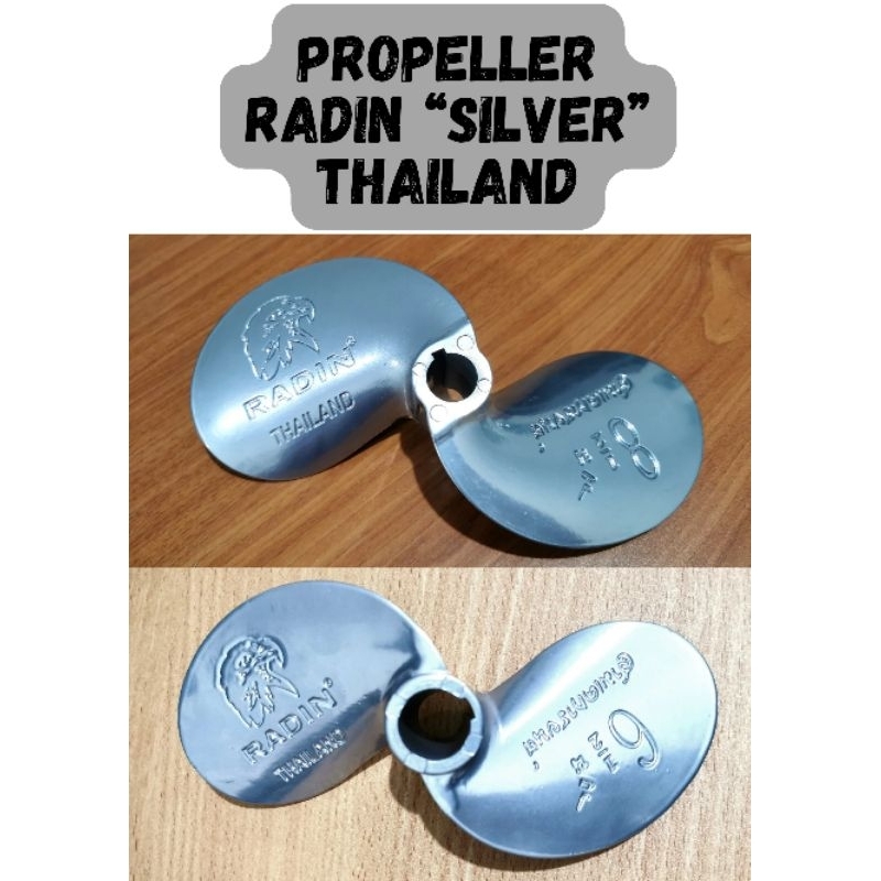 6,5" & 8,5" Propeller - Kipas baling baling perahu Radin Thailand 6,5 inch & 8,5 inch