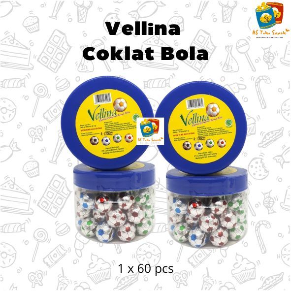 

Vellina Cokelat Bola (1 Toples Isi 60)