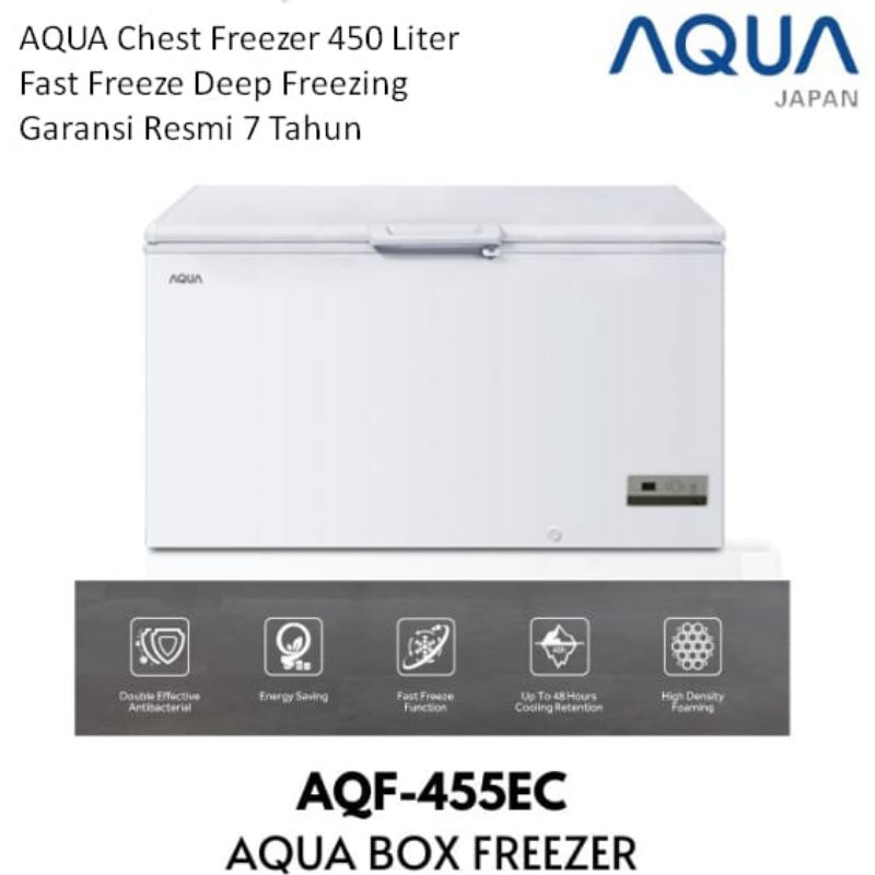 Chest Freezer Box AQUA 450 Liter AQF-455EC