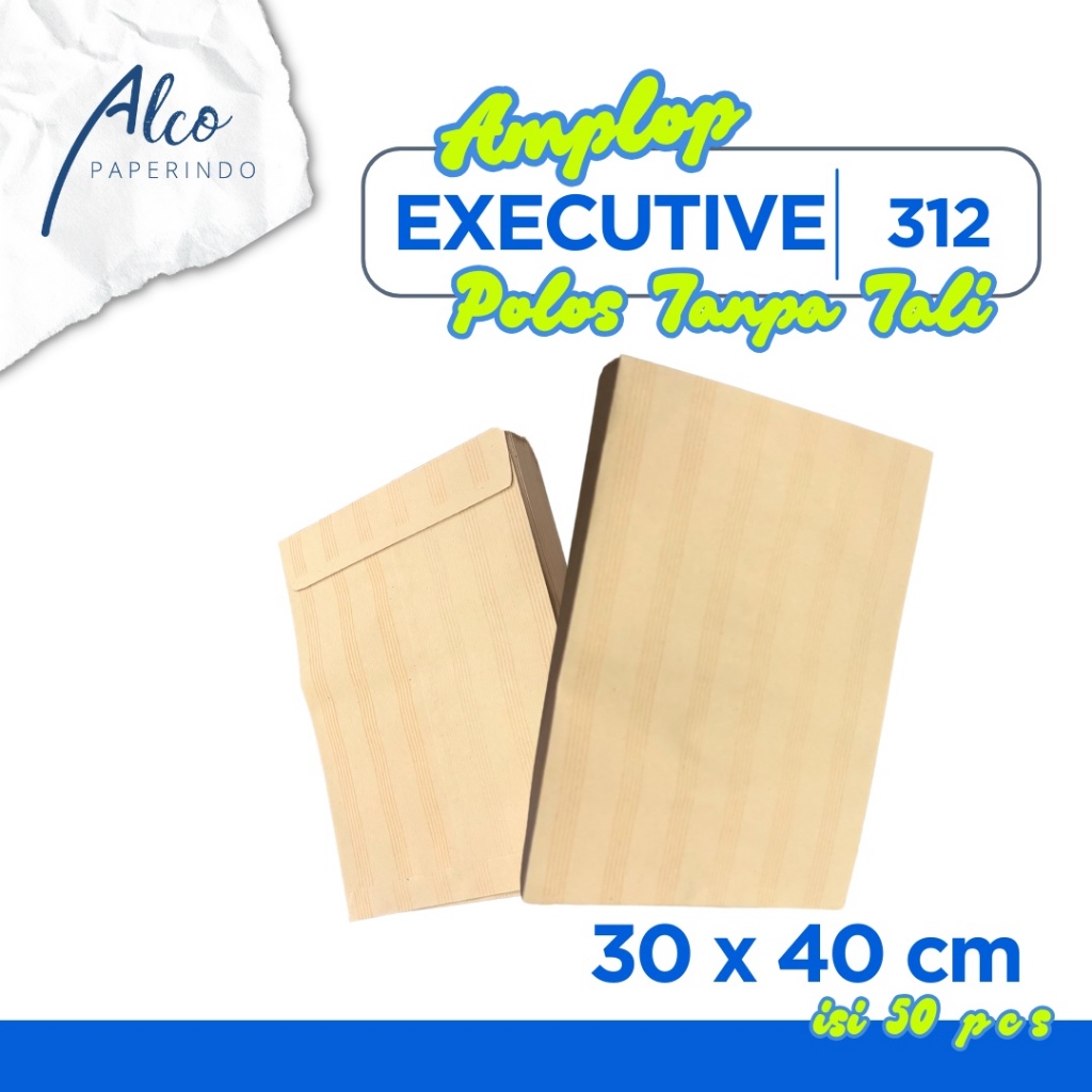 

Amplop 312 polos tanpa tali isi 50