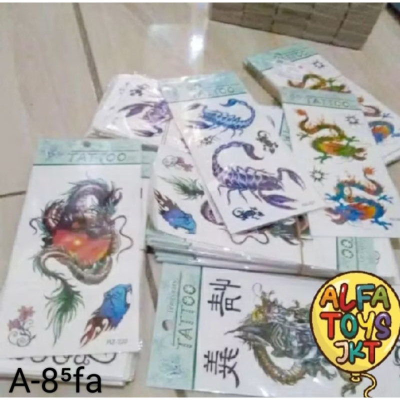 ISI 20 TATO AIR TEMPEL BESAR(UKURAN 8x17 )