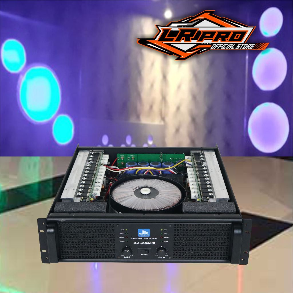 Power amplifier Jk coustic JLA 4800 MK III ( 2x1200 watt )