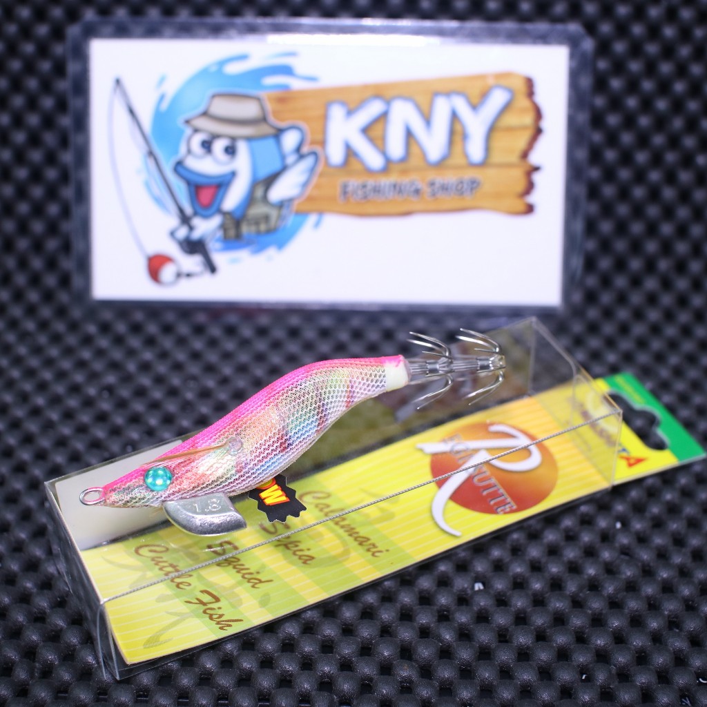 Yamashita EGI Sutte R 1.8 PINK LORENG RAINBOW GLOW 54mm 5gr umpan cumi