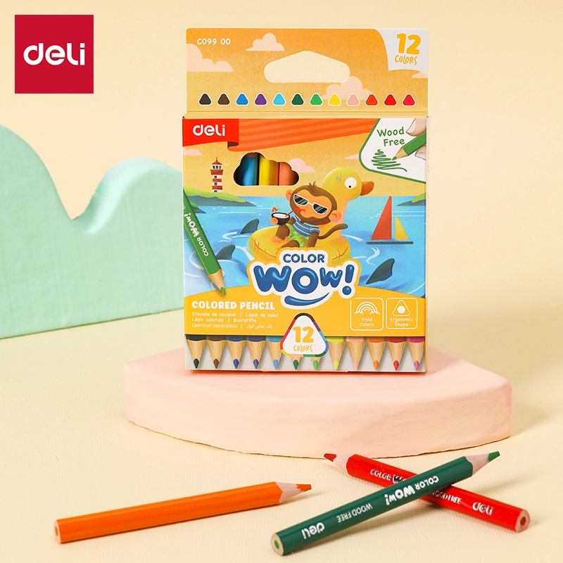 

Pensil Warna Deli EC09900 Pendek 12 Warna