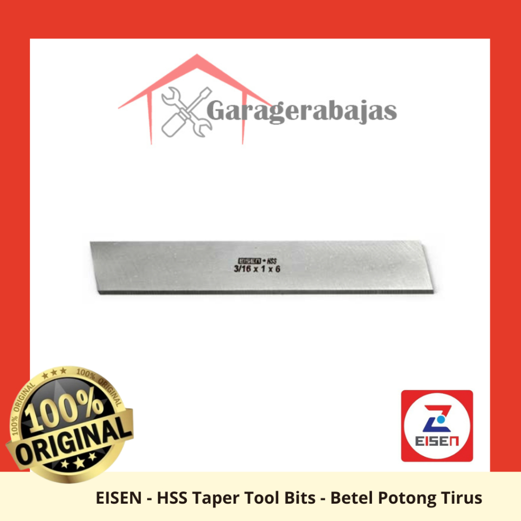 EISEN - HSS Taper Tool Bits Betel Potong Tirus