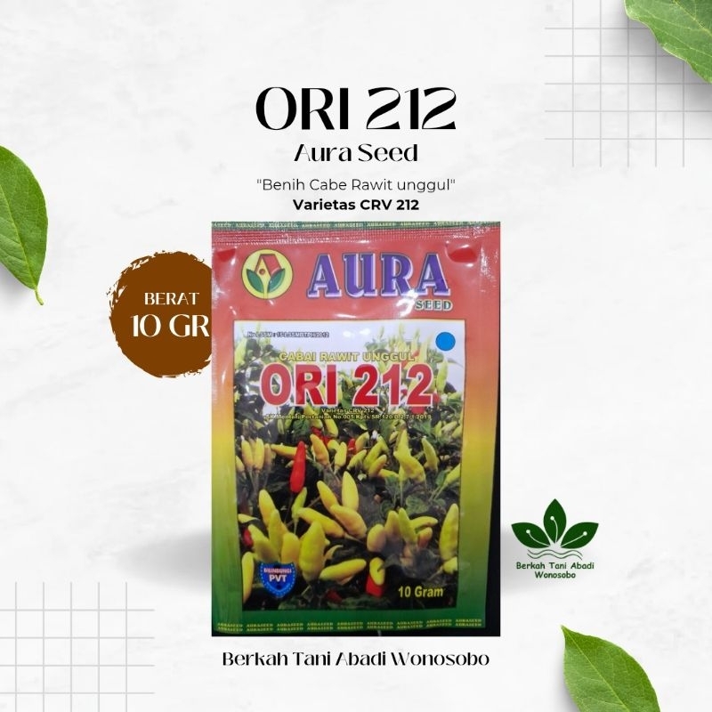 BENIH CABE RAWIT ORI 212 AURA SEED 10GR