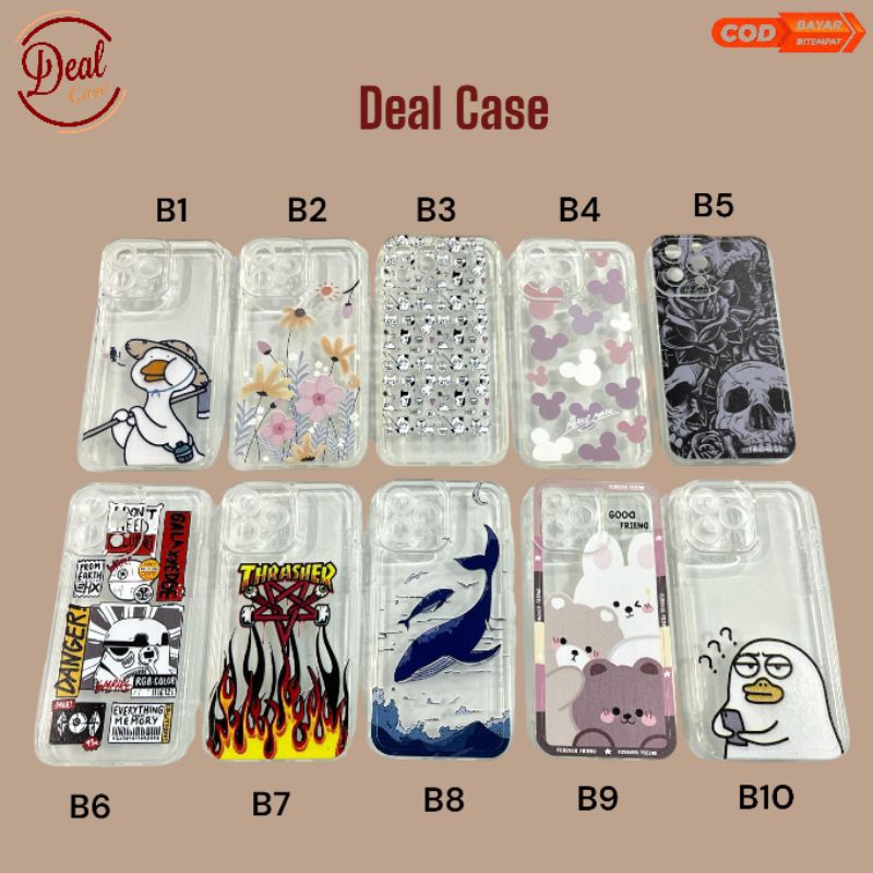 Case Hp Tipe IPHONE 13 PROMAX / Clear Case / Case Bening / Clear Case Gambar / Case 2D / Case Polos 