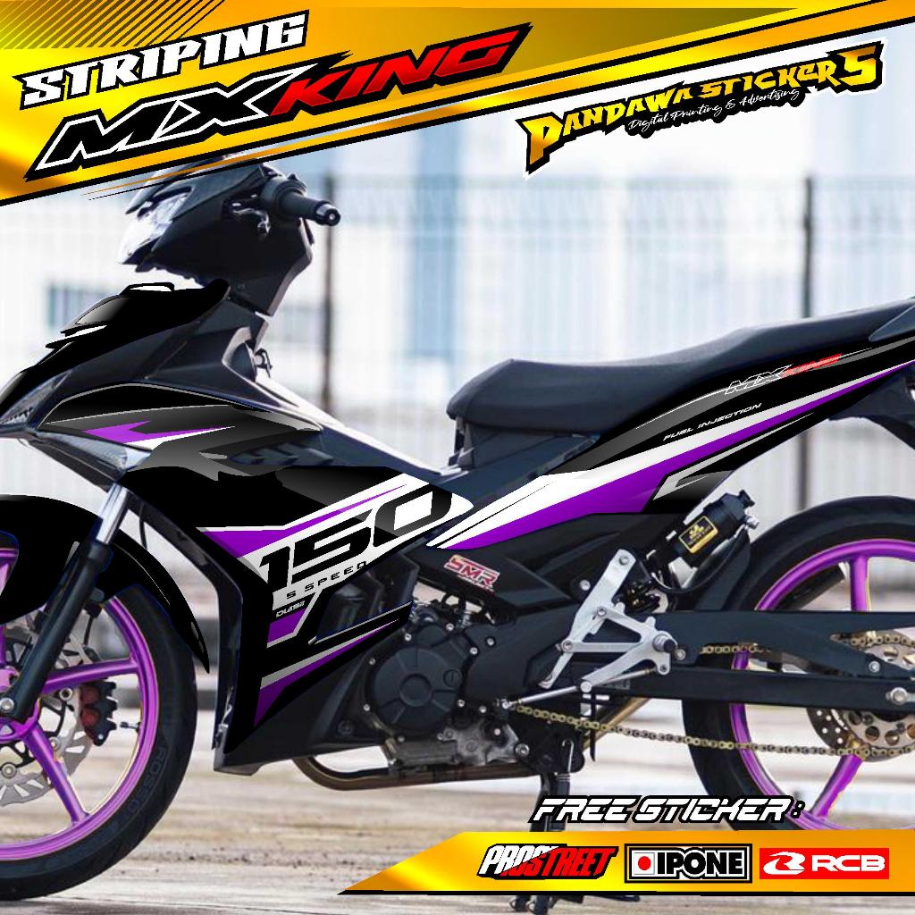 STRIPING VARIASI YAMAHA MX KING / STICKER LIST VARIASI MOTOR YAMAHA MX KING