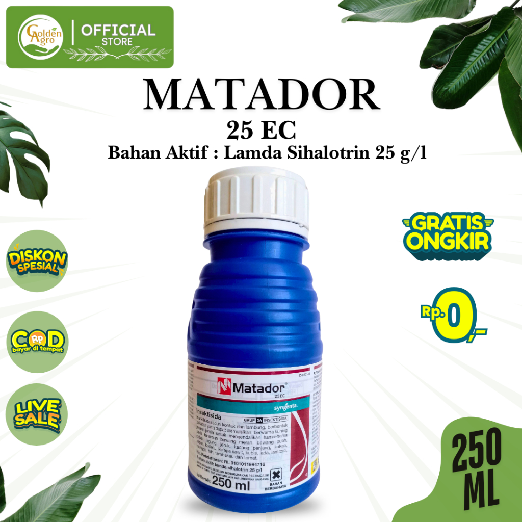 INSEKTISIDA MATADOR 25EC EC 250ML ML