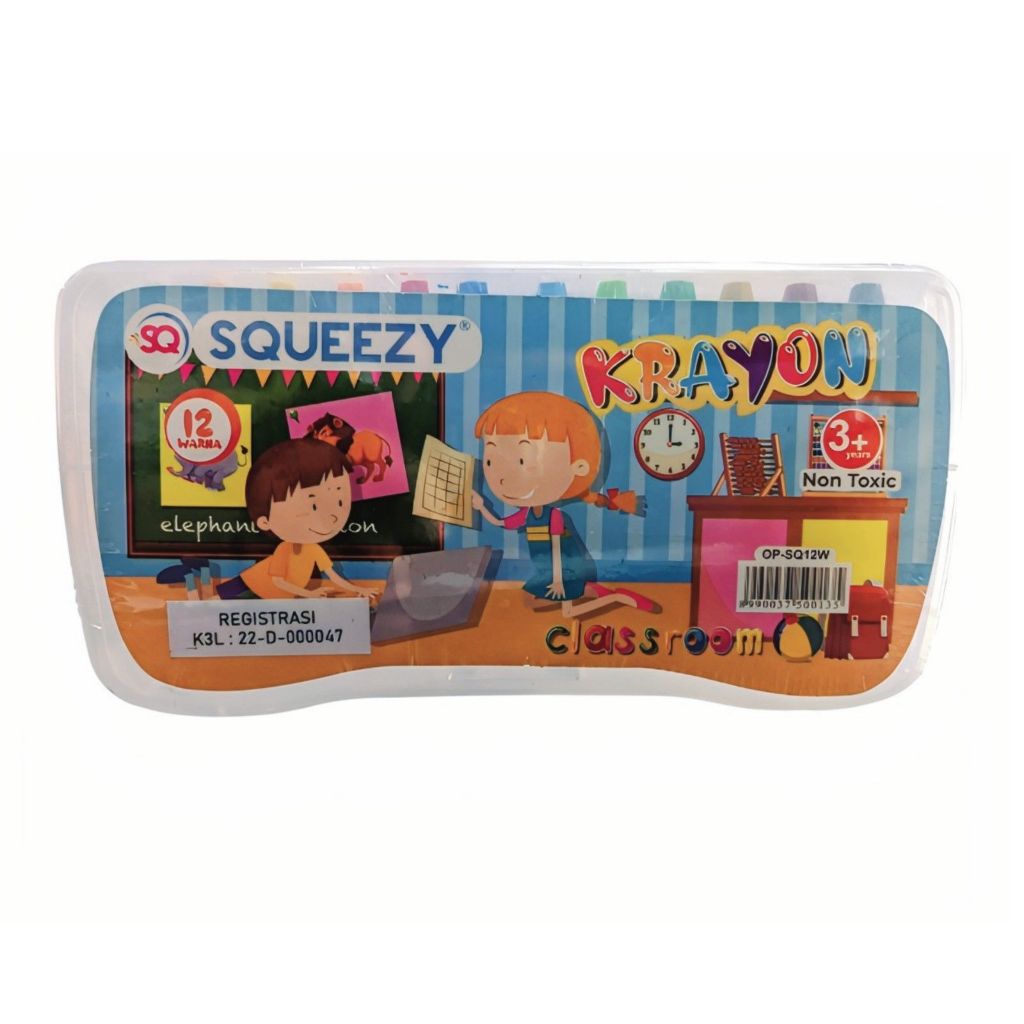 

CRAYON / OIL PASTEL 12 WARNA MURAH MEREK SQUEZYY