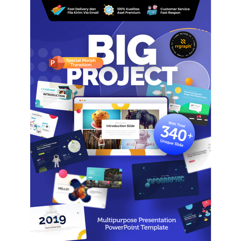 Morph Big Project PowerPoint Template