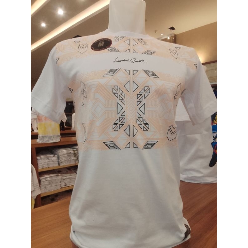 Kaos Lombok Exotic - Putih etnik