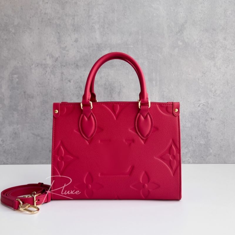 [Pre-Order] Tas Wanita RoyaleLuxe OnTheGo PM in Rose Freesia Monogram Empreinte Leather GHW