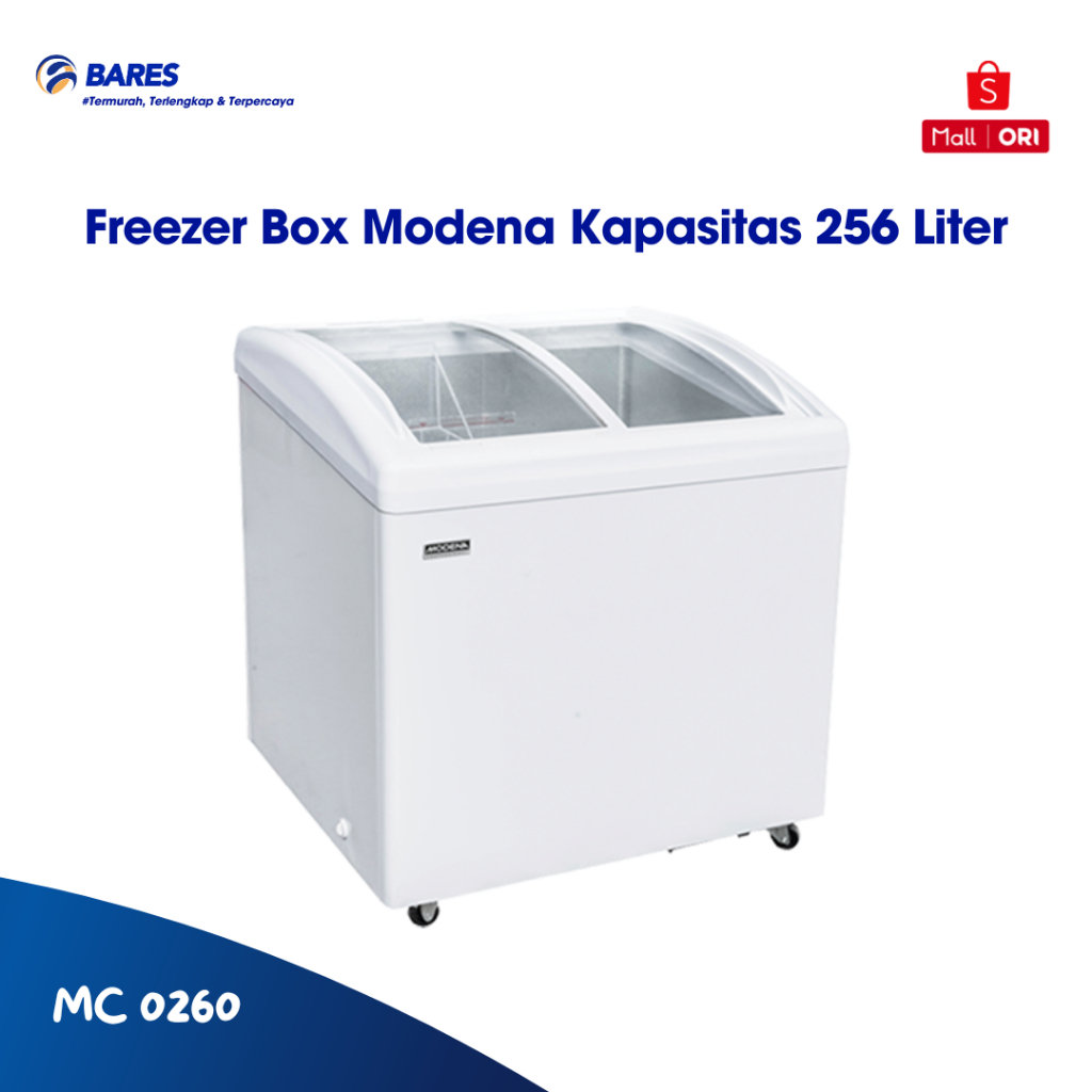 Modena MC 0260 Freezer Box Kapasitas 256 Liter