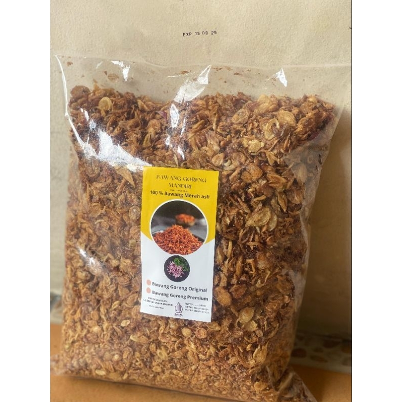 Bawang Goreng Brebes asli 1 Kg
