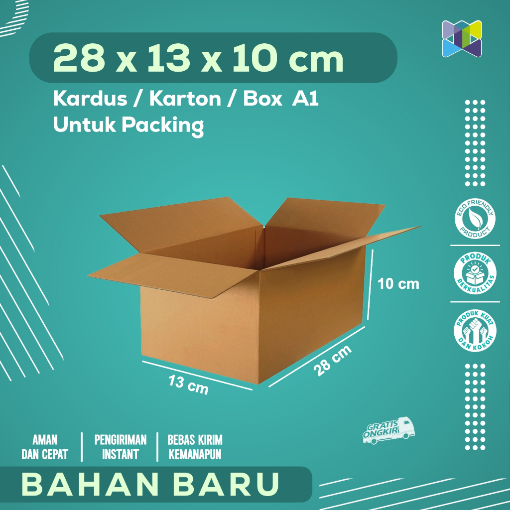

Box Packing 28x13x10 / Kardus Packing / Karton Packing cocok untuk Aksesoris, Skincare, Pakaian, Elektronik, Barang Pecah Belah, Dokumen, Buku dengan Harga home industri langsung.