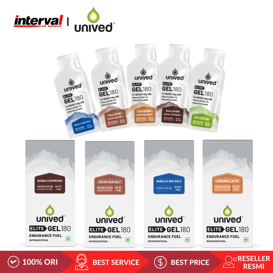 

Unived Energy Gel 180 Semua Rasa / Sports Endurance Suplemen Olahraga