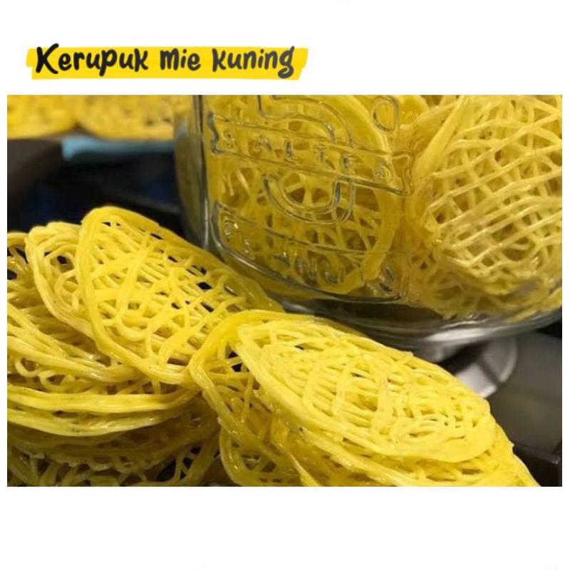 

Kerupuk mie kuning