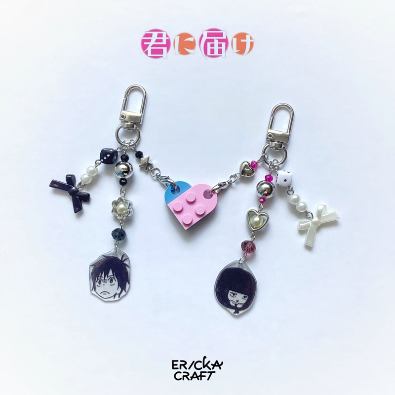 KEYCHAIN SAWAKO KAZEHAYA PHONE CHARM KIMI NI TODOKE FROM ME TO YOU GANTUNGAN HP ANIME STRAP PHONE SA