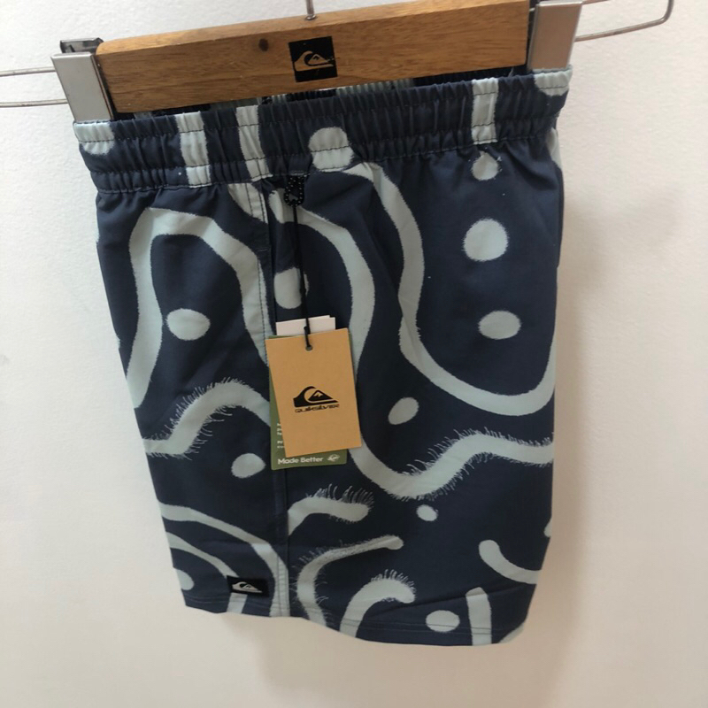 celana pendek pria quiksilver original surfsilk mix volley 17nb navy