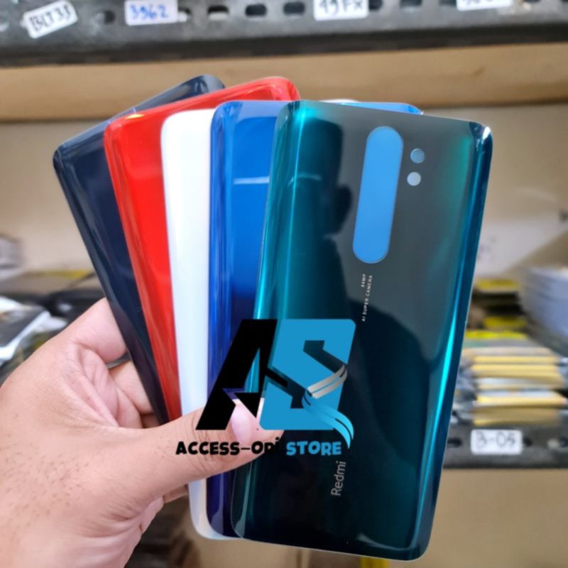Backdoor Tutup Belakang Kaca HP Xiaomi Redmi Note 8 Pro Bekdor Back Cover Casing Kesing