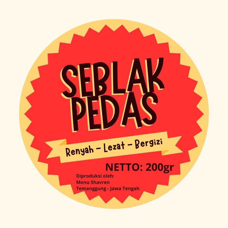 

Seblak Pedas