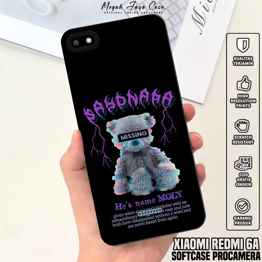 Case Hp Xiaomi Redmi 6A - Softcase Xiaomi Redmi 6A Motif BNKA - Casing Hp Xiaomi Redmi 6A - Silikon 