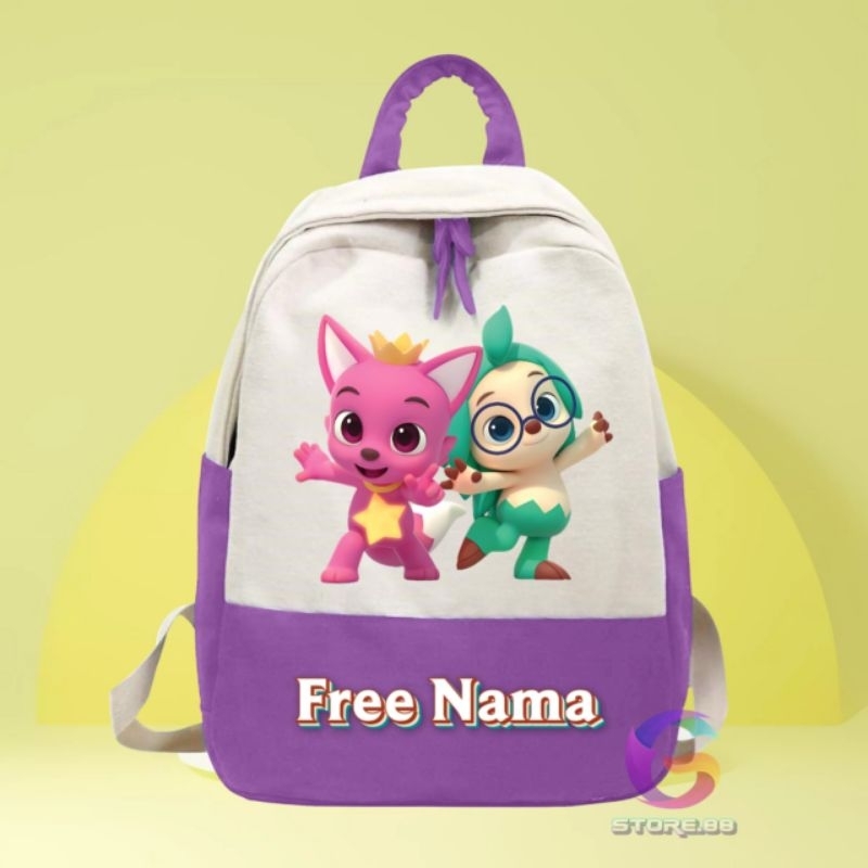 Tas pinkfong tas ransel anak sekolah