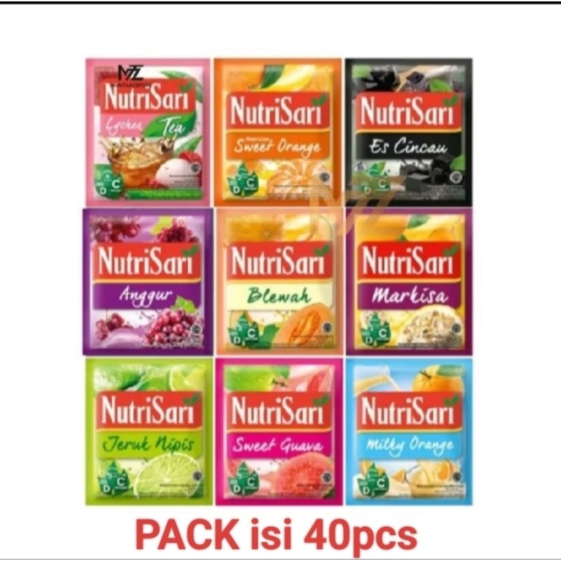 

Nutrisari PROMO PACK isi 40pcs