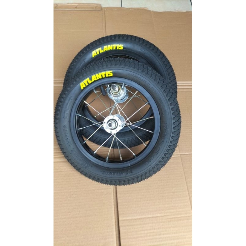 sepasang pelek sepeda anak 12in alloy