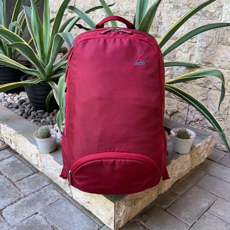 KANGOL MATE BACKPACK RED MAROON