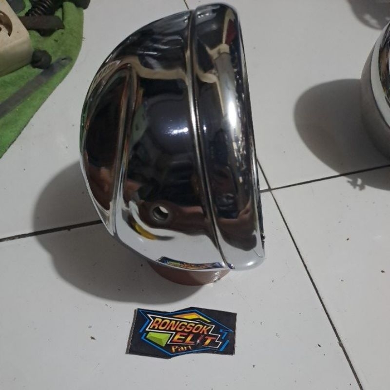 Batok Lampu depan CB125 Pres bahan tebal Detail Ori