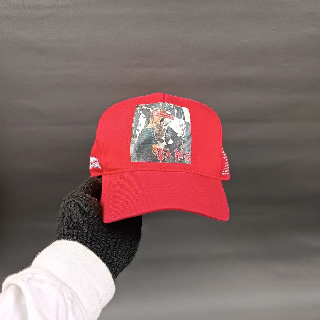 Topi Cap Unisex Pria Wanita I'M NOT A HUMAN BEING - Same Old Shit Merah