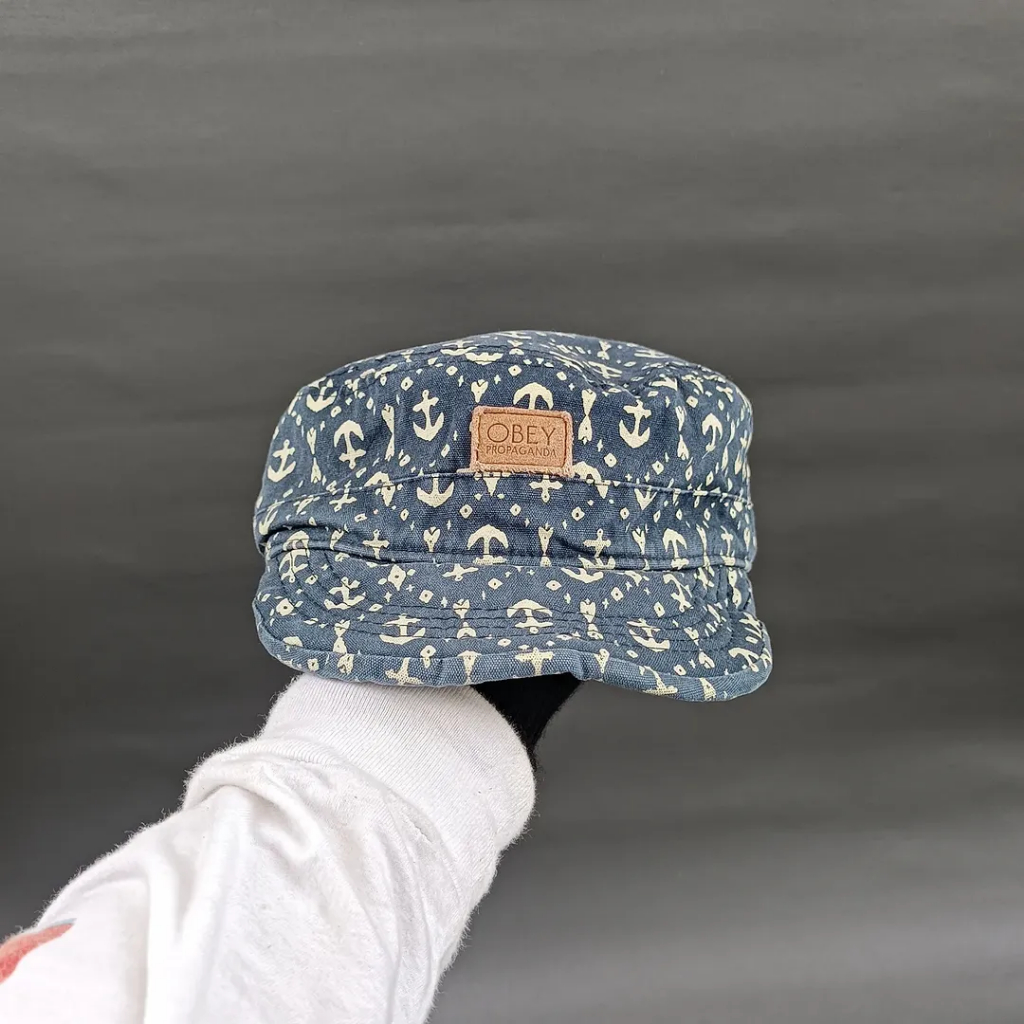 Topi Commando Cap Unisex Pria Wanita OBEY PROPAGANDA AOP