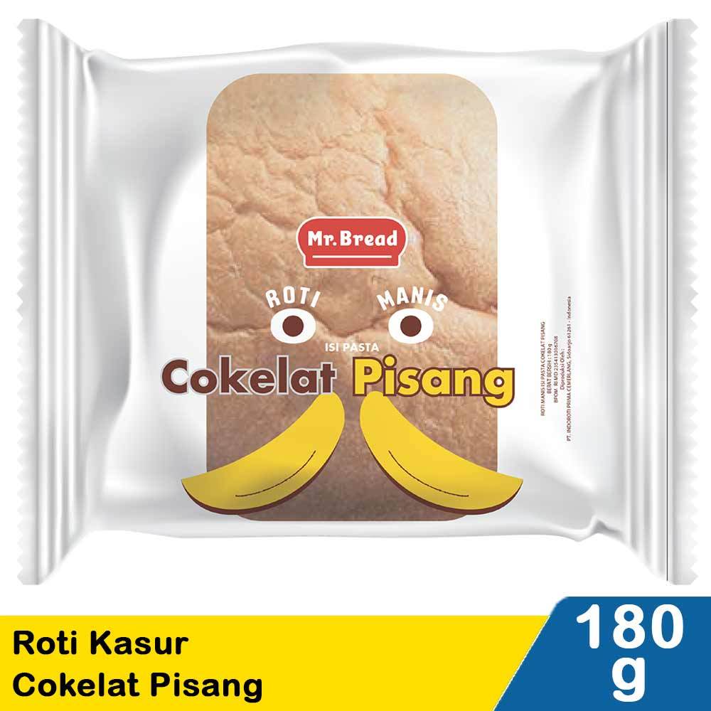 

Mr. Bread Roti Kasur 4's Choco Banana – Lembut, Manis, & Lezat!