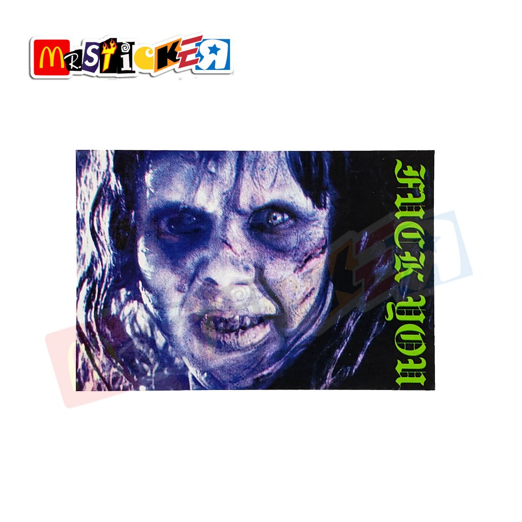 

sticker Supreme fuck you the Exorcist graphic stiker