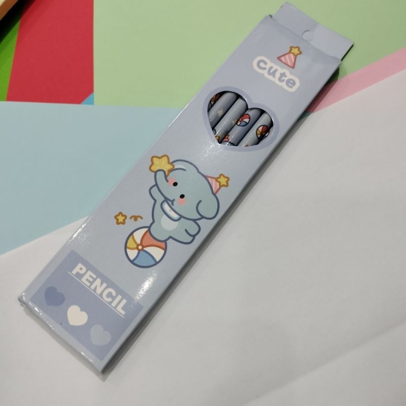 

PENSIL MOTIF LUCU ISI 6 PCS