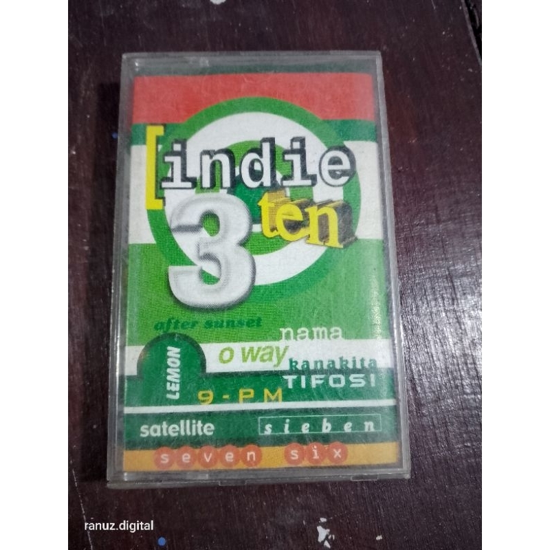 Kaset pita tape Original indie ten3 album kompilasi band indie
