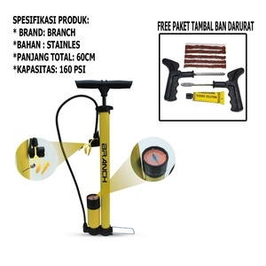 Paket Tambal Ban Tubless + Pompa Emergency / Paket Alat Tambal Ban Tubles