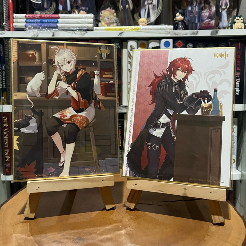 Clearance Sale Shikishi Ready Stock Genshin Impact Kazuha Diluc Kaeya Xiao Kazuha Childe Zhongli